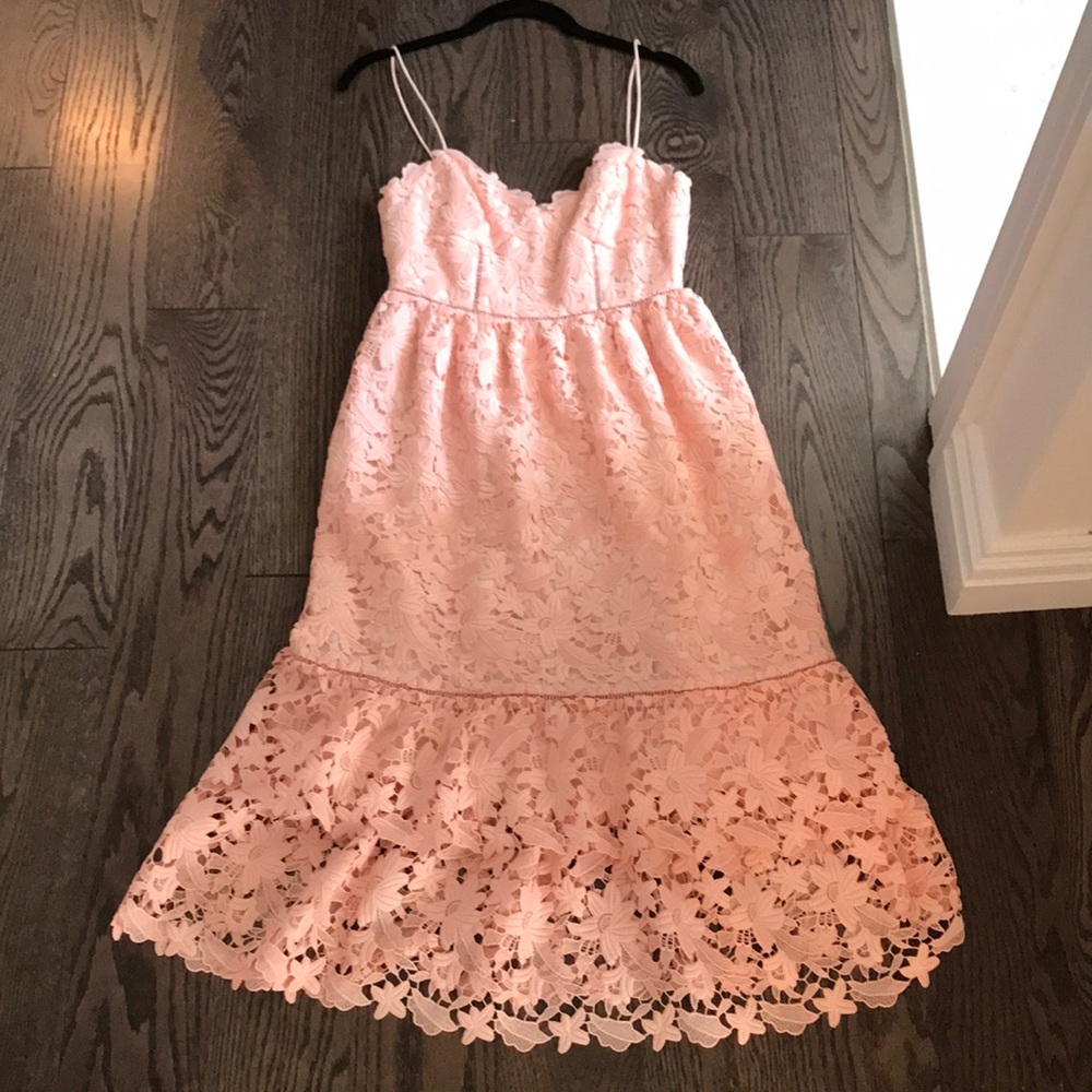 Club Monaco Pink Lace Dress